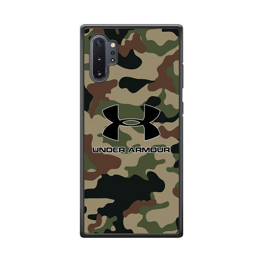 Under Armour Green Camo Samsung Galaxy Note 10 Plus Case | Slim Rubber Case for Samsung Galaxy Note 10 Plus