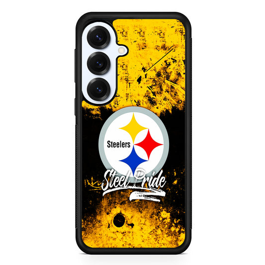 Pittsburgh Steelers Steel Pride Samsung Galaxy S25 Plus Case | Slim Rubber Cover for Samsung Galaxy S25 Plus
