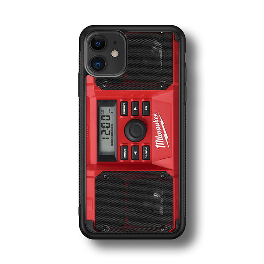 Milwaukee Tool Radio iPhone 11 Case | Slim Rubber Case for iPhone 11