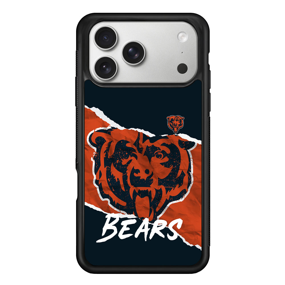 Chicago Bears Logo iPhone 17 Pro Case | Slim Rubber Case for iPhone 17 Pro