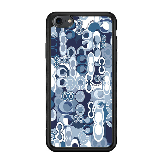 Coach Blue iPhone 8 Case | Slim Rubber Case for iPhone 8