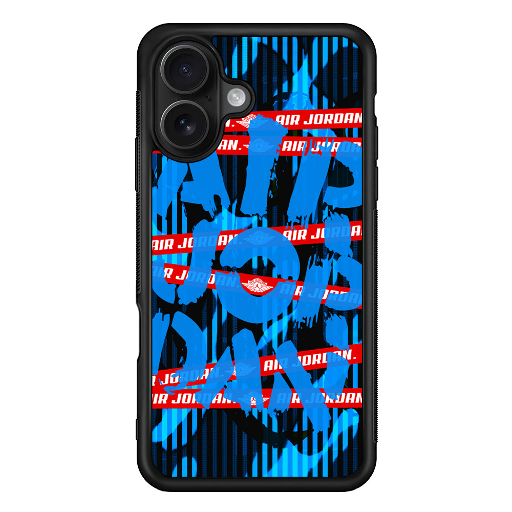 Air Jordan Line Under Water iPhone 16 Case - Oxvistore