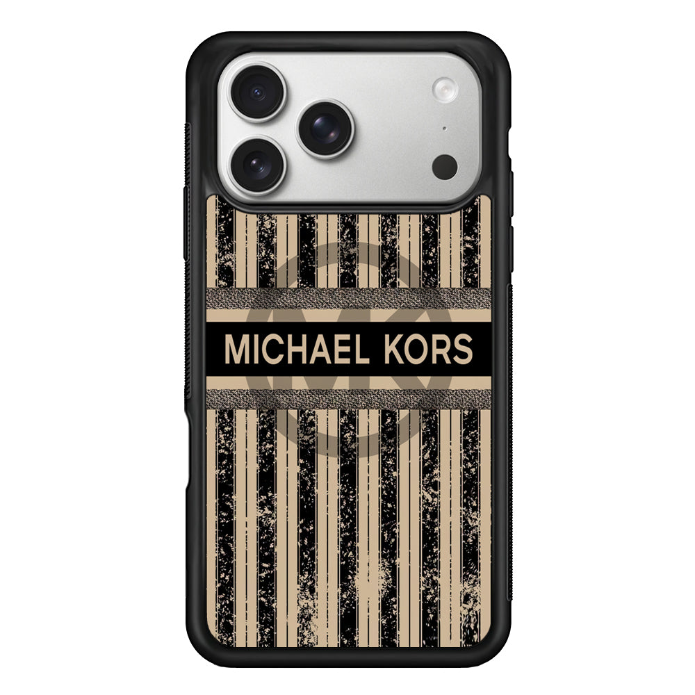 Michael Kors Luxury Art iPhone 17 Pro Case | Slim Rubber Case for iPhone 17 Pro