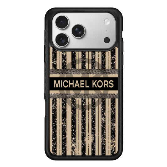 Michael Kors Luxury Art iPhone 17 Pro Case | Slim Rubber Case for iPhone 17 Pro