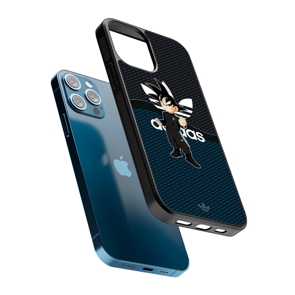 Adidas Suit with Goku Fight Mode 2D Rubber Phone Case | Slim Protective Phone Case