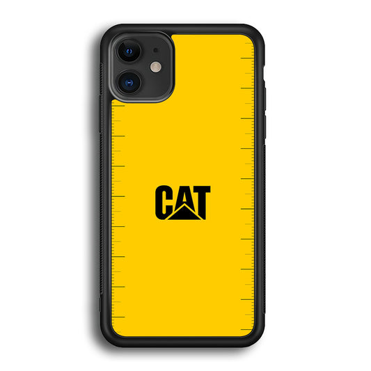 Caterpillar Logo Heavy Duty iPhone 12 Case | Slim Rubber Case for iPhone 12