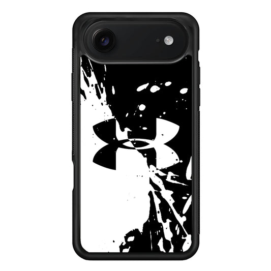 Under Armour Black White iPhone 17 Air Case | Slim Rubber Case for iPhone 17 Air