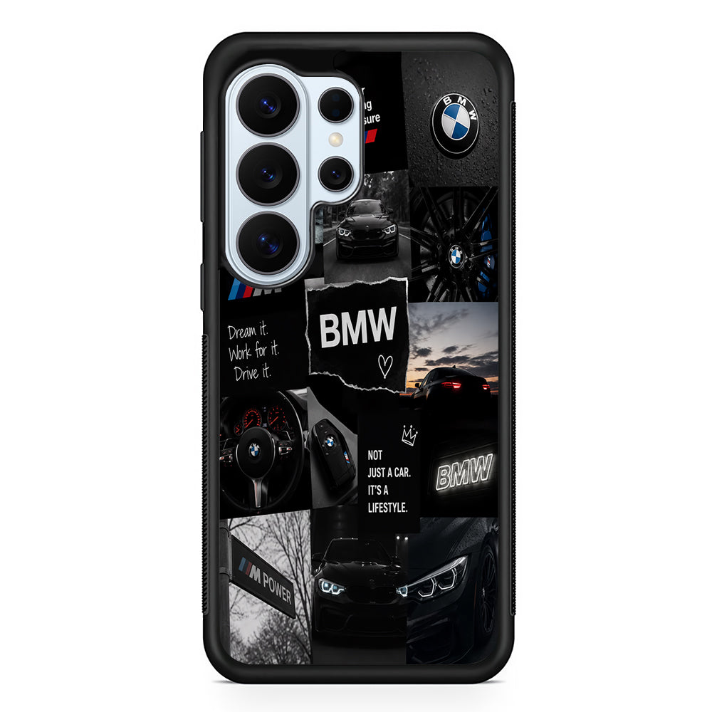 BMW M4 Cinematic Collage Samsung Galaxy S26 Ultra Case | Slim Rubber Case for Samsung Galaxy S26 Ultra