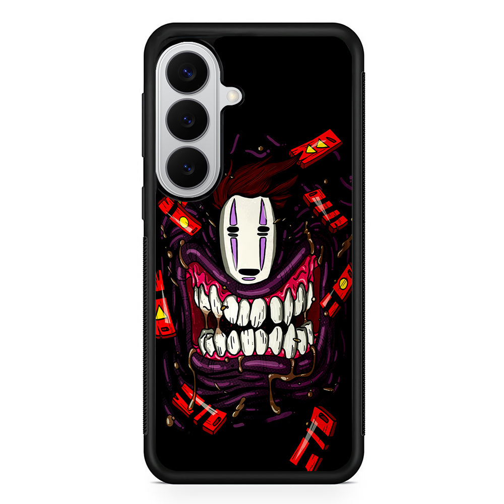 No Face In Spirited Away Samsung Galaxy S26 Case | Protective Rubber Cover