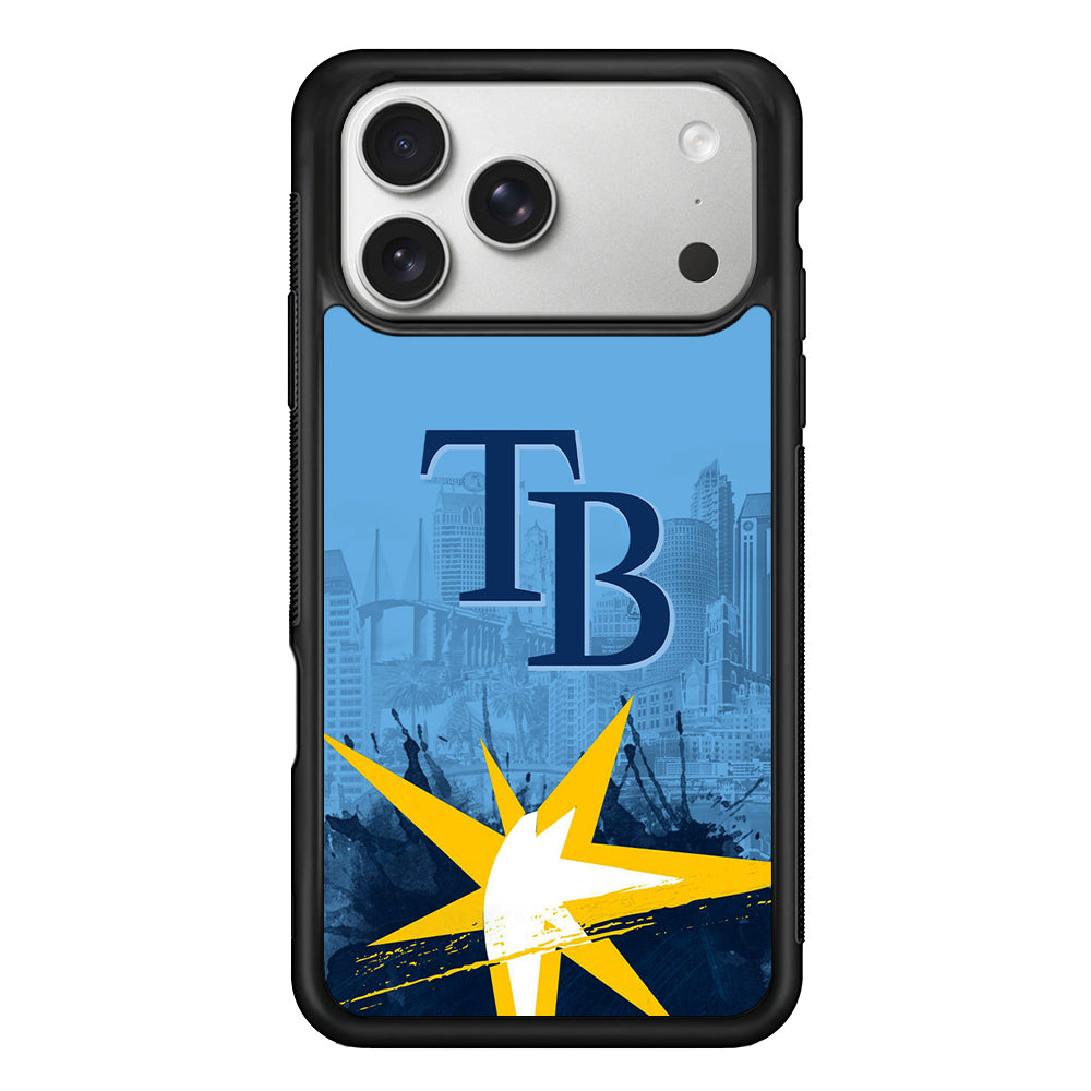 Tampa Bay Rays Logo iPhone 17 Pro Case | Slim Rubber Case for iPhone 17 Pro
