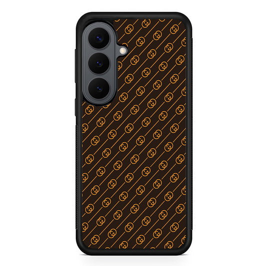 Gucci Brown Pattern Samsung Galaxy S26 Plus Case | Slim Rubber Case for Samsung Galaxy S26 Plus