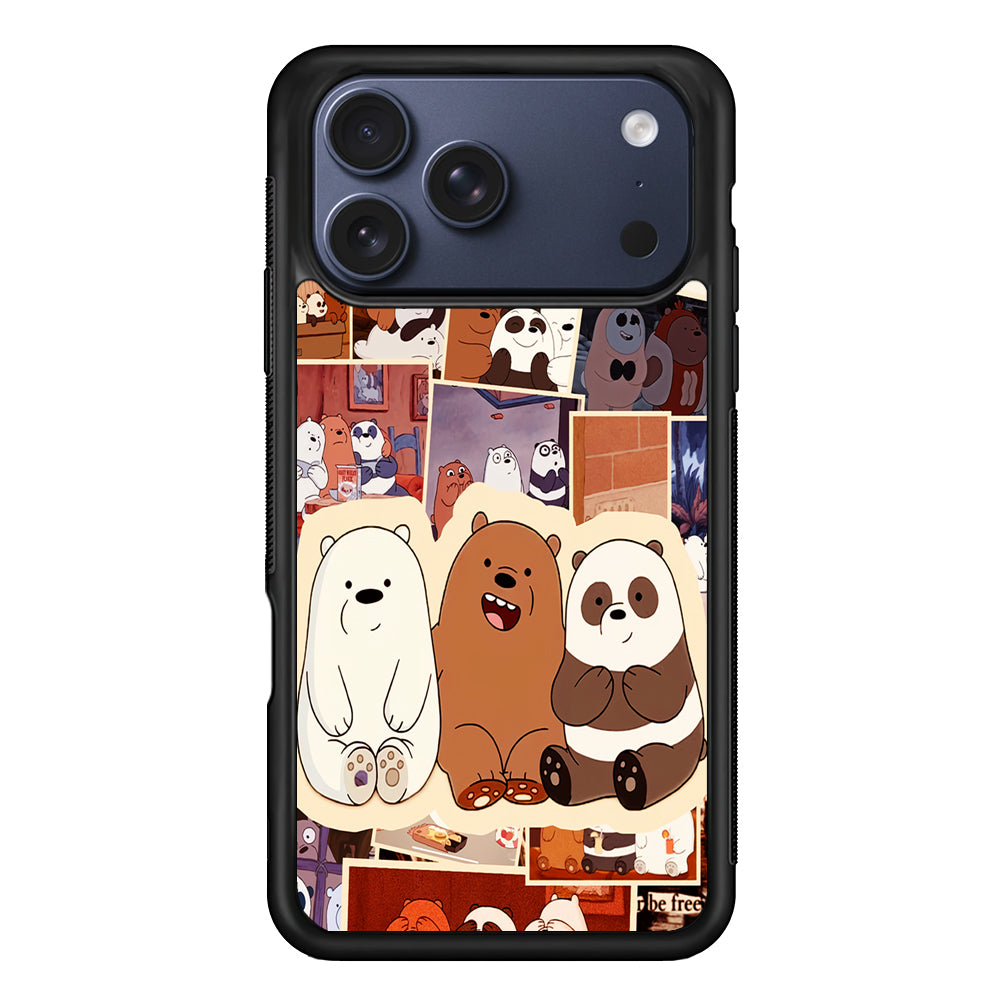 We Bare BearsAaesthetic iPhone 17 Pro Max Case | Slim Protective Cover for iPhone 17 Pro Max
