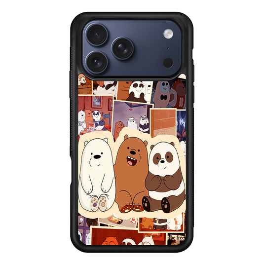 We Bare BearsAaesthetic iPhone 17 Pro Max Case | Slim Protective Cover for iPhone 17 Pro Max