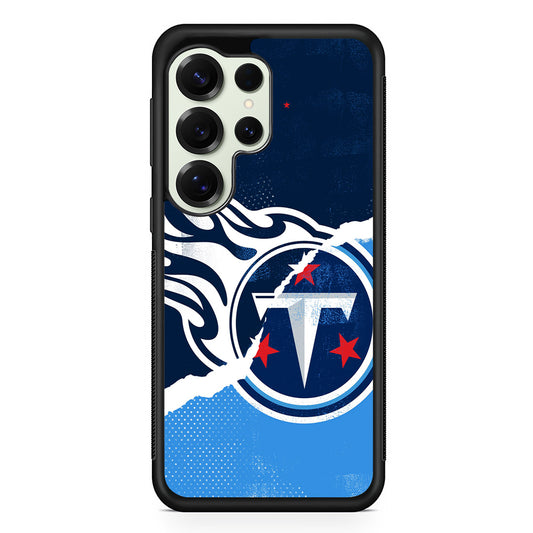 Tennessee Titans Logo Samsung Galaxy S25 Ultra Case | Durable Rubber Case for Samsung Galaxy S25 Ultra