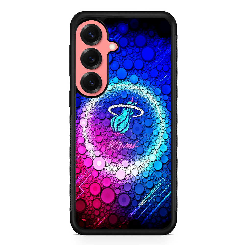 Miami Heat Bubble Samsung Galaxy S25 Case | Protective Case for Samsung Galaxy S25