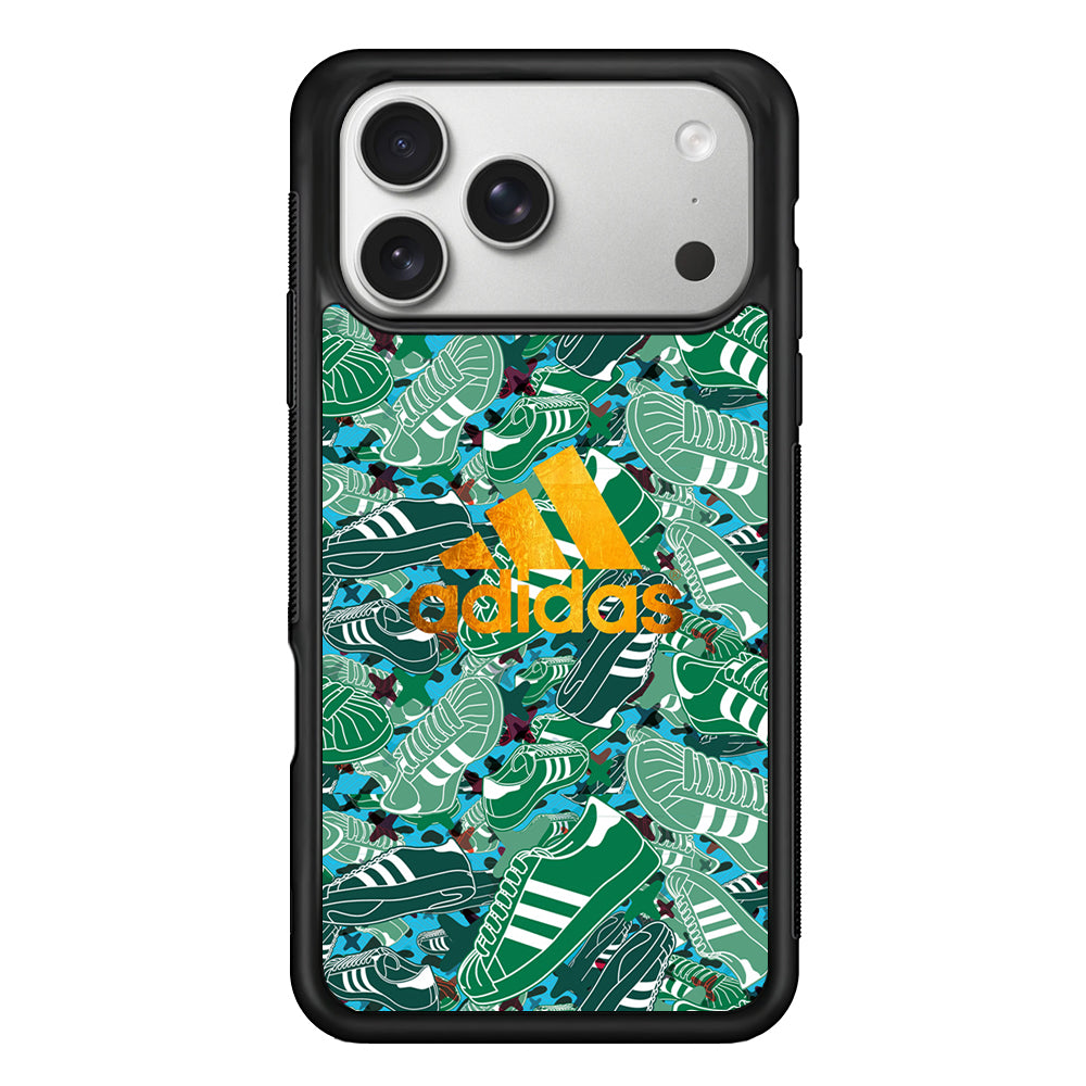 Adidas Gold Pride iPhone 17 Pro Case | Slim Protective Case for iPhone 17 Pro