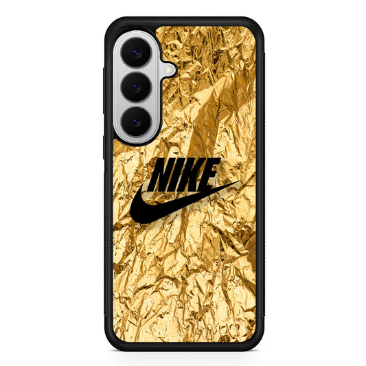 Nike Gold Paper Samsung Galaxy S26 Case | Slim Samsung Galaxy S26 Rubber Case