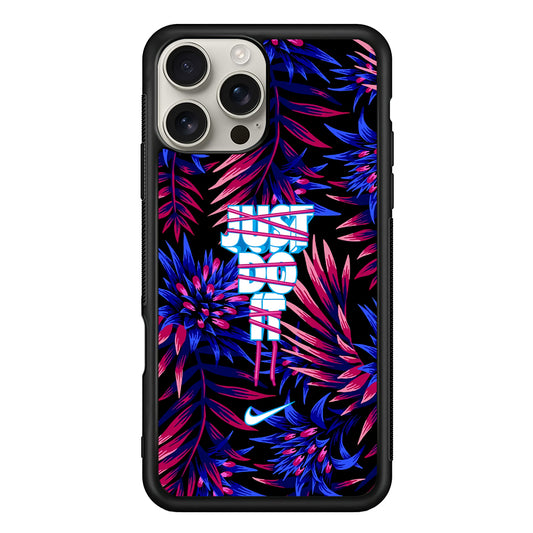 Nike Neon Glow Watchword iPhone 16 Pro Max Case | Durable Everyday Protective Cover
