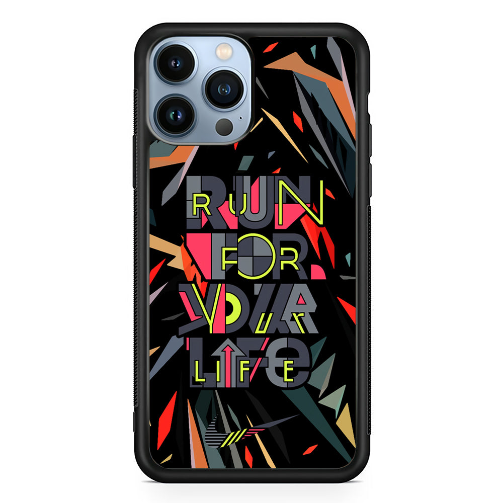 Nike Run for Life 2D Rubber Phone Case | Slim Protective Phone Case
