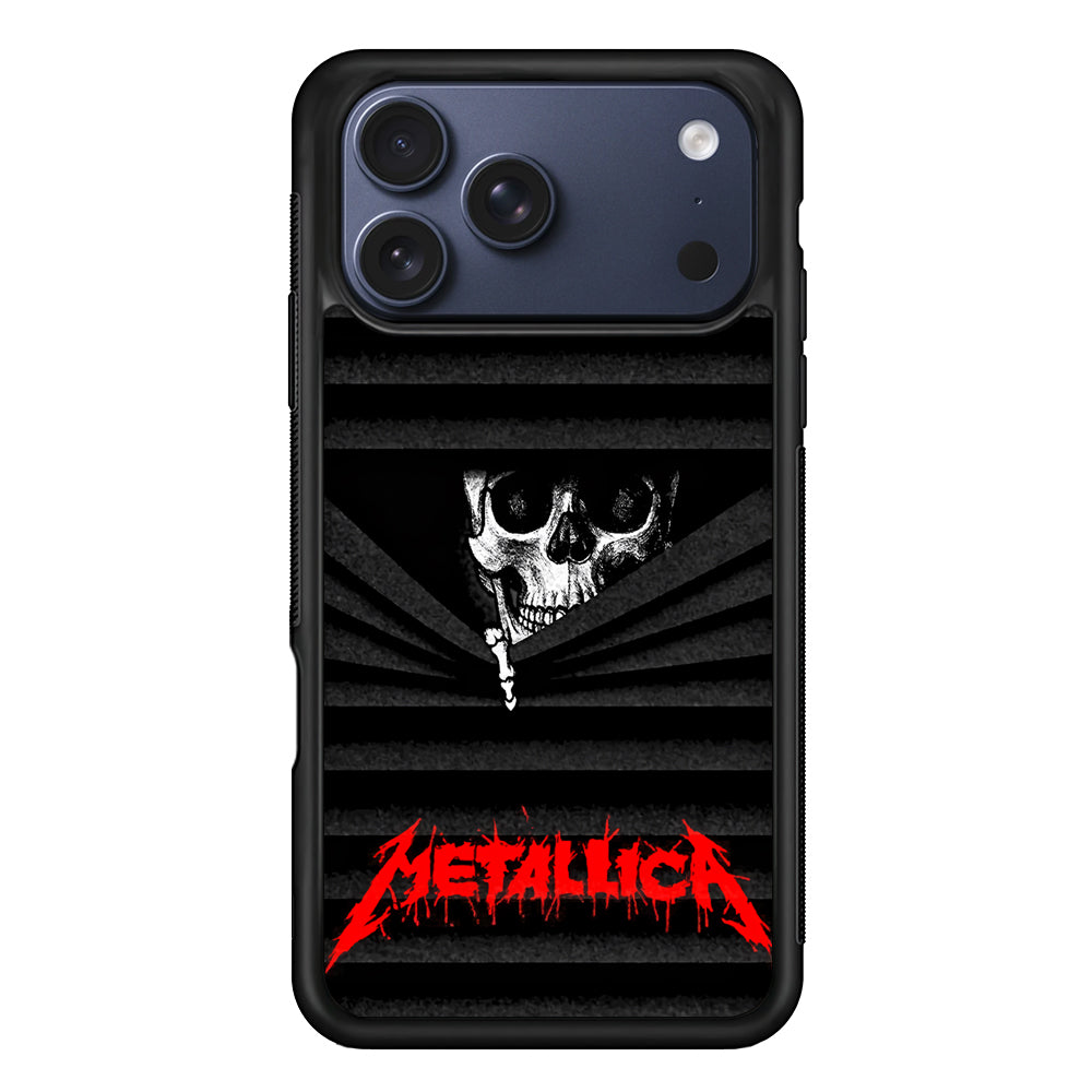 Metallica Art Skull Face iPhone 17 Pro Max Case | Slim Protective Cover for iPhone 17 Pro Max