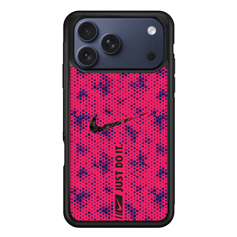 Nike Blue Honeycomb iPhone 17 Pro Max Case | Durable Rubber Case for iPhone 17 Pro Max