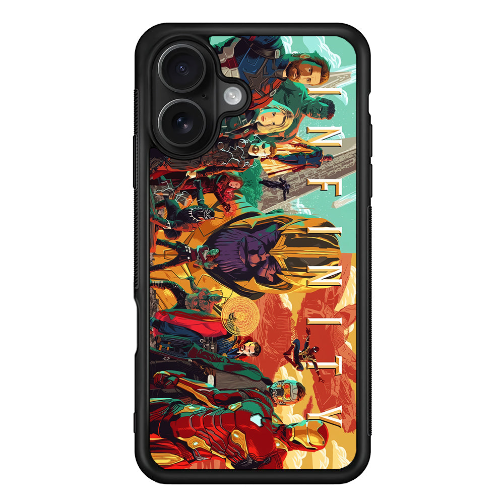Marvel Infinity Comics Avengers iPhone 16 Case - Oxvistore