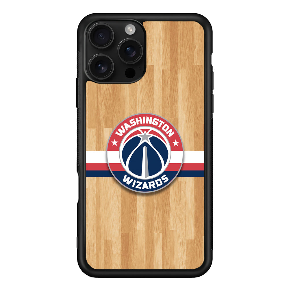 Washington Wizards Wood iPhone 16 Pro Case | Durable Protective Case for iPhone 16 Pro
