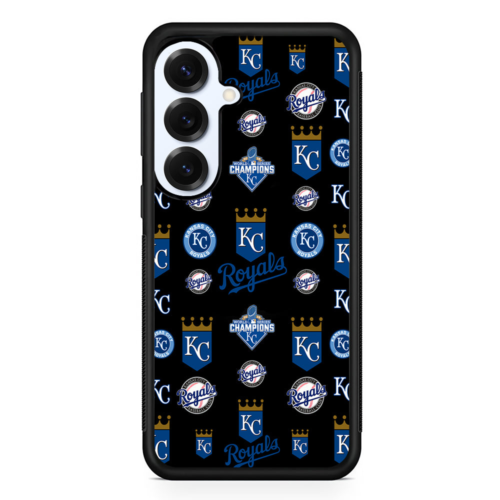 Kansas City Royals Pattern Samsung Galaxy S25 Plus Case | Slim Rubber Cover for Samsung Galaxy S25 Plus