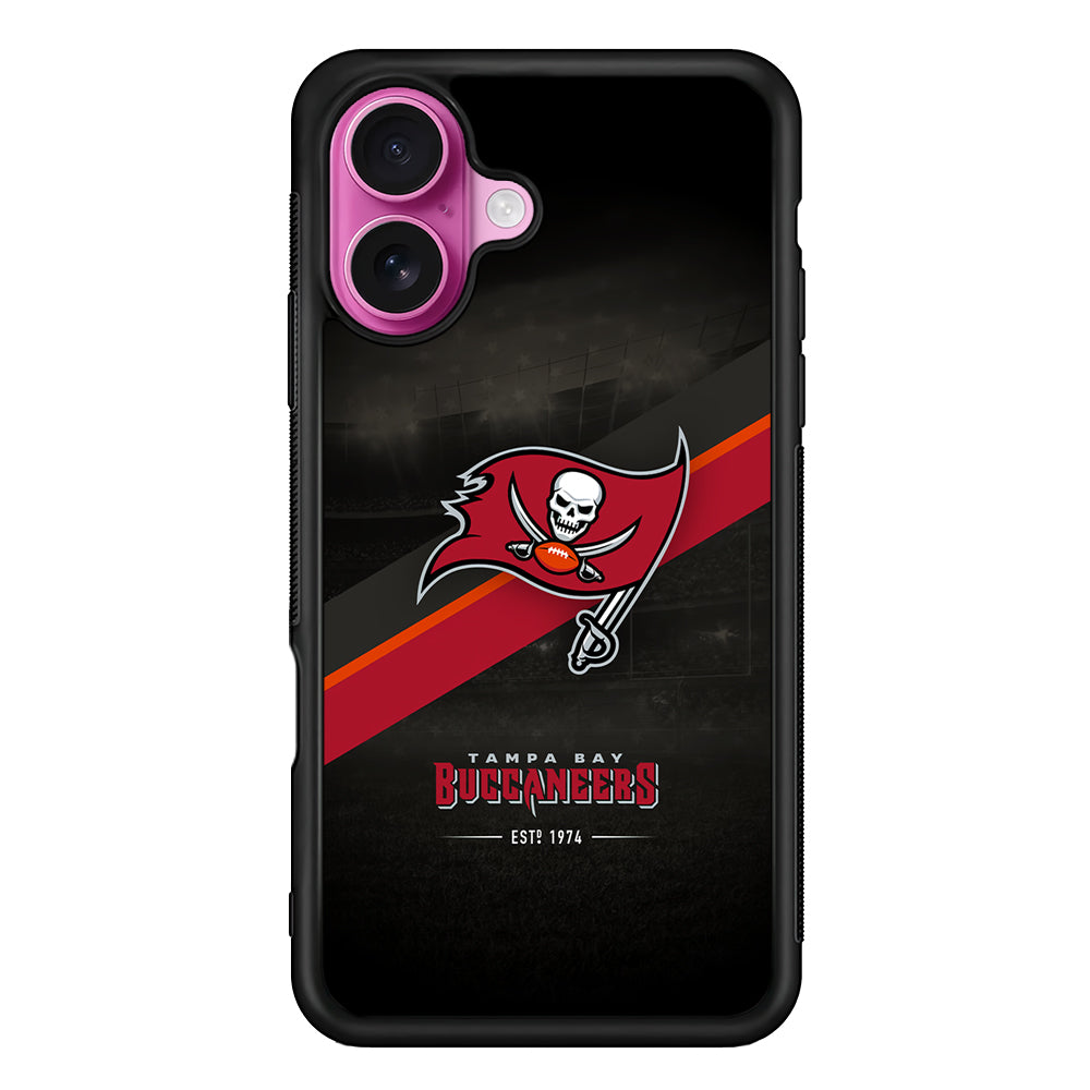 Tampa Bay Buccaneers Logo iPhone 17 Case | Slim Protective Rubber Phone Cover