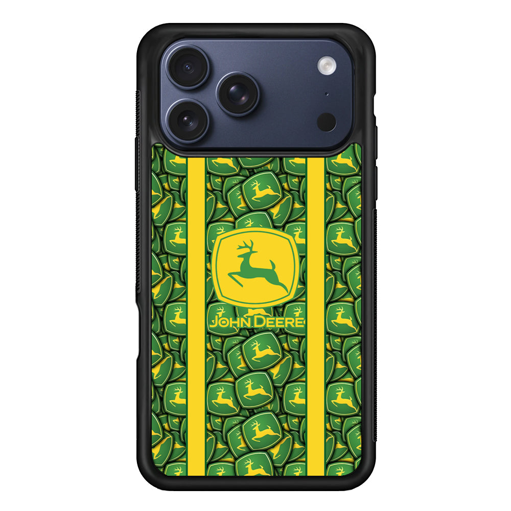 John Deere Emblem Dump iPhone 17 Pro Max Case | Slim Rubber Case for iPhone 17 Pro Max