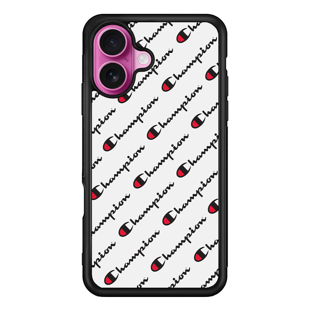 Champion Ebon-Ashgray iPhone 17 Case | Slim Rubber Case for iPhone 17