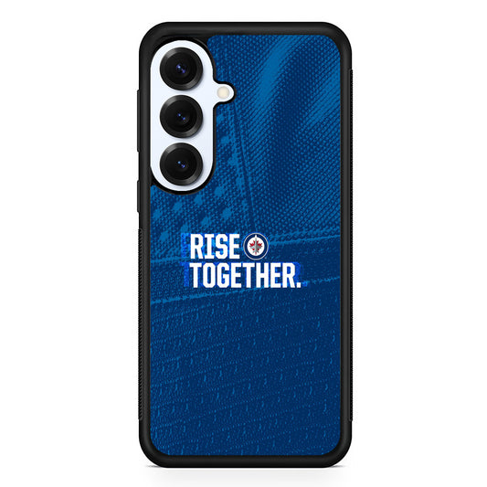 Winnipeg Jets Rise Together Samsung Galaxy S25 Plus Case | Slim Rubber Cover for Samsung Galaxy S25 Plus