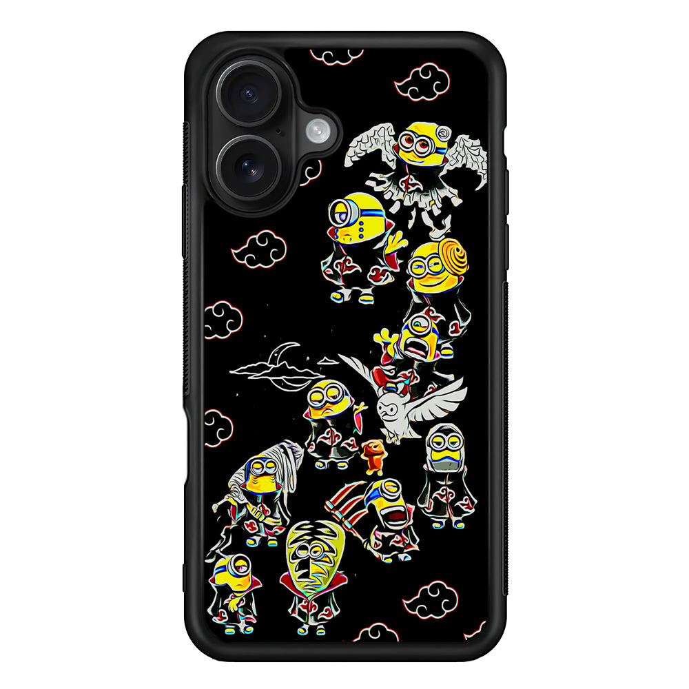 Minions Akatsuki Cosplay iPhone 16 Case - Oxvistore
