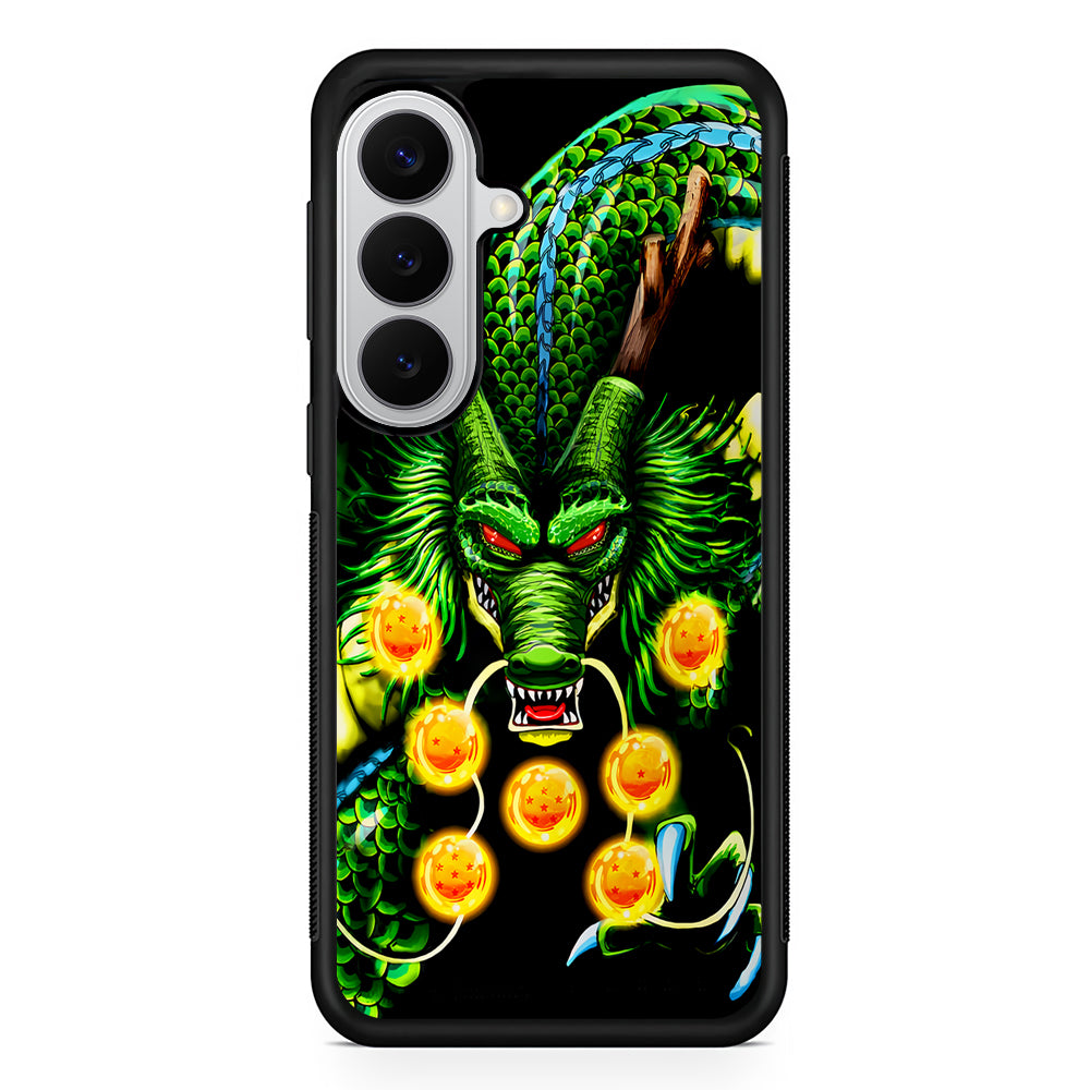 Shenron Dragon Ball Z Black Samsung Galaxy S26 Case | Protective Rubber Cover