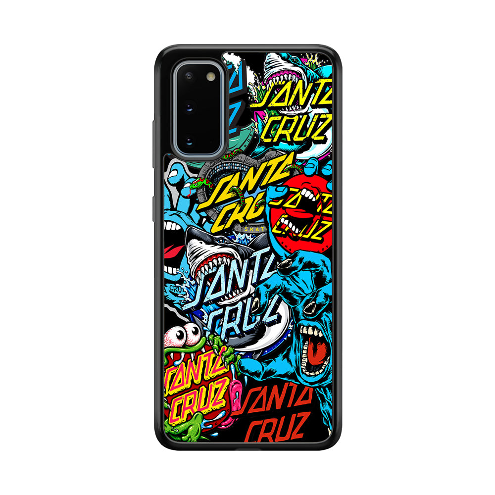 Santa Cruz Skateboard logo Samsung Galaxy S20 Case | Slim Rubber Case for Samsung Galaxy S20