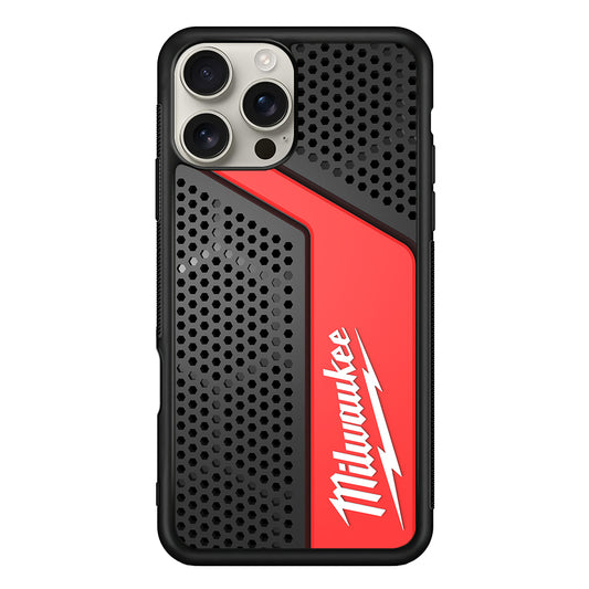 Milwaukee Tool Speaker iPhone 16 Pro Max Case | Slim Rubber Case for iPhone 16 Pro Max