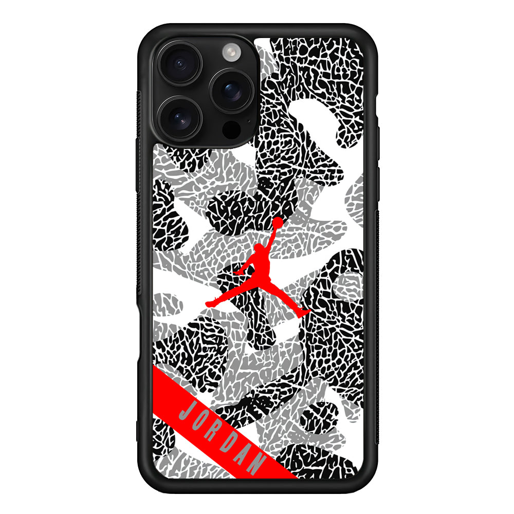Air Jordan Absolute Patern iPhone 16 Pro Case - Stylish Protective Cover for iPhone 16 Pro