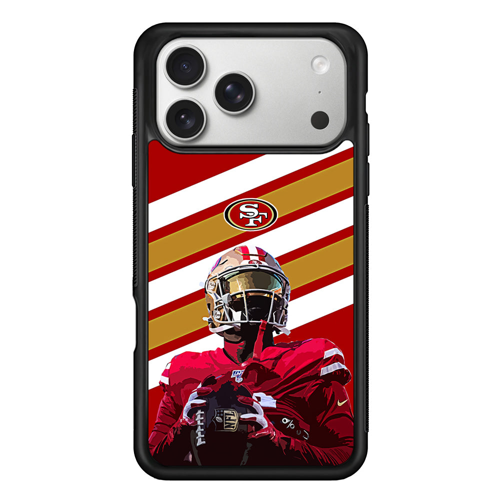 San Francisco 49ers Player iPhone 17 Pro Case | Slim Rubber Case for iPhone 17 Pro