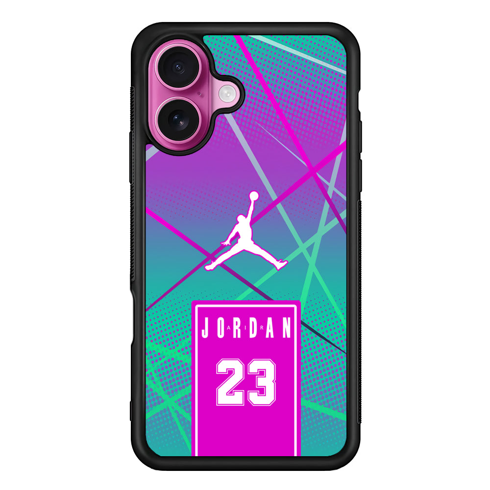Air Jordan Light of The Year iPhone 17 Case - Slim Rubber Case for iPhone 17