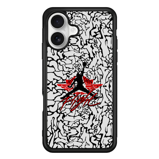 Air Jordan Endemic Patern iPhone 16 Plus Case – Slim Fit Protective Phone Case