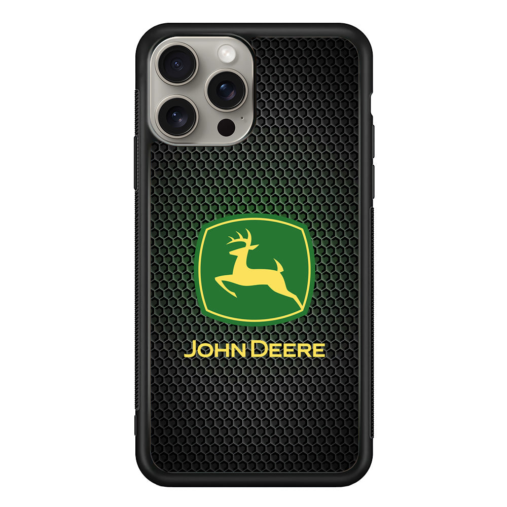 John Deere Fiber Illusion iPhone 15 Pro Case | Slim Rubber Case for iPhone 15 Pro