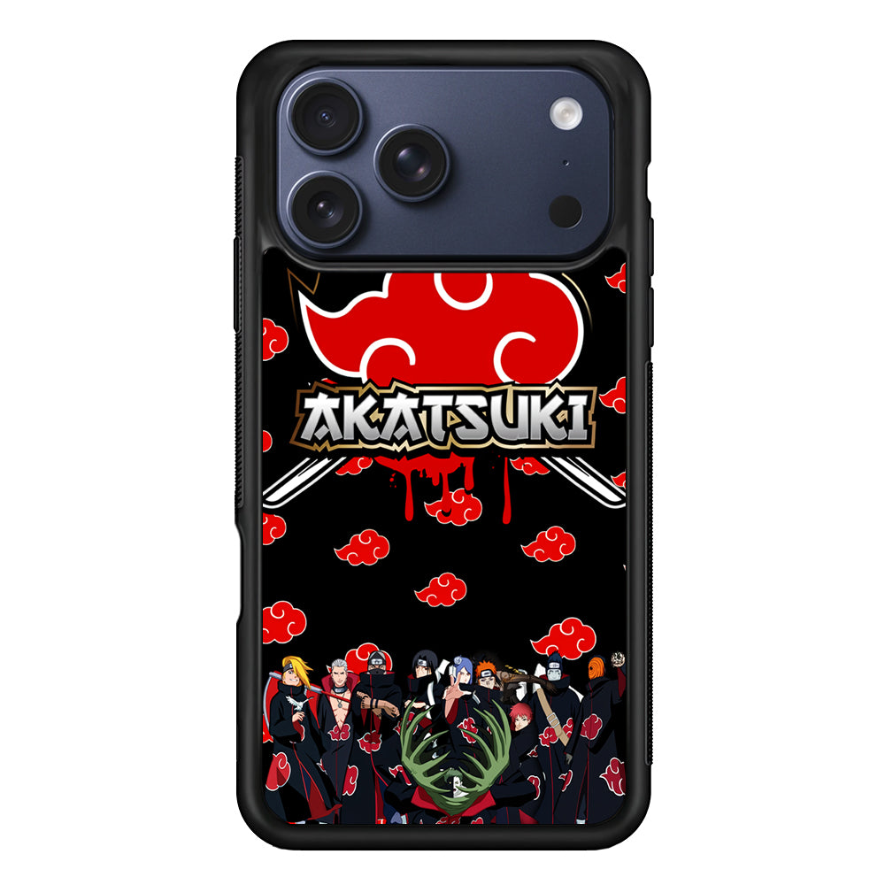 Naruto Akatsuki Squad iPhone 17 Pro Max Case | Slim Protective Cover for iPhone 17 Pro Max