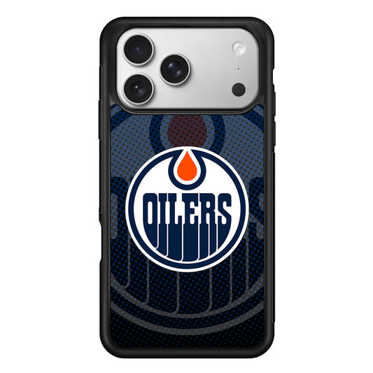 Edmonton Oilers Dot iPhone 17 Pro Case | Slim Rubber Case for iPhone 17 Pro
