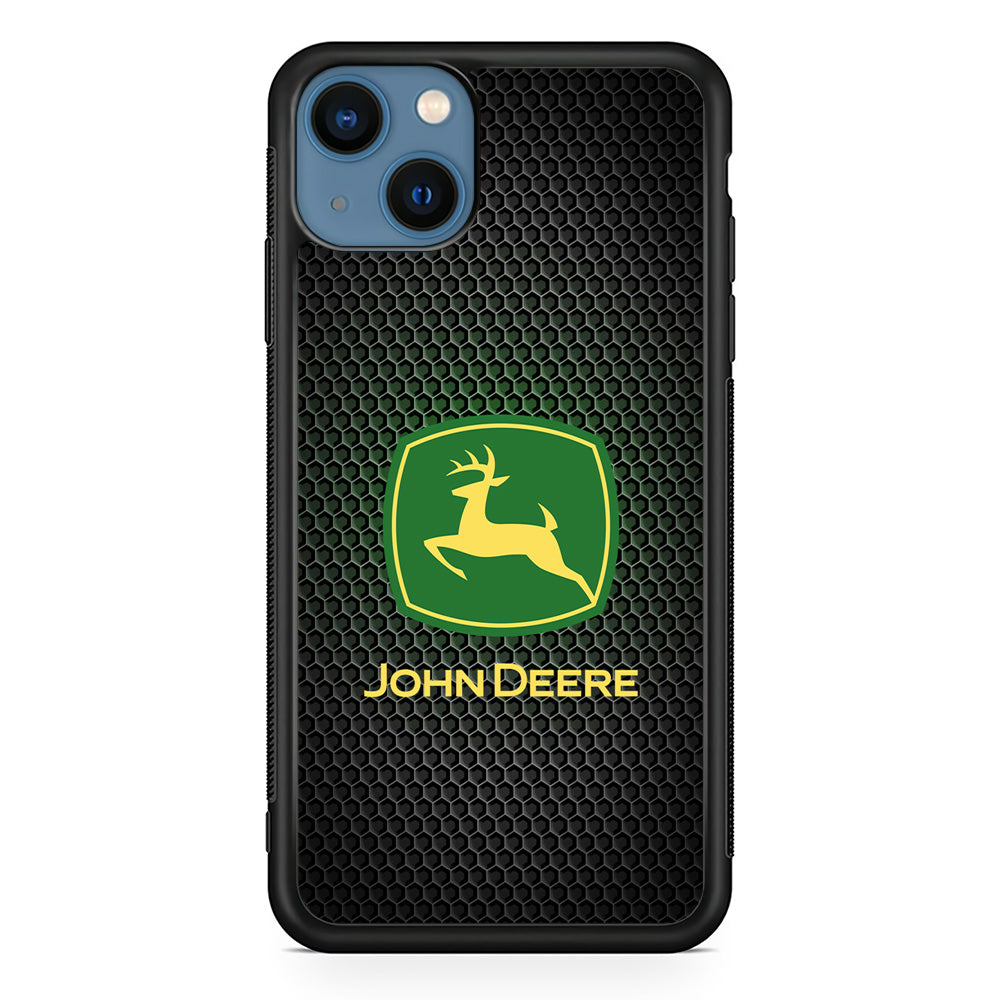 John Deere Fiber Illusion iPhone 13 Case | Slim Rubber Case for iPhone 13