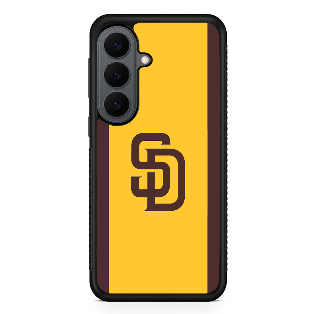 San Diego Padres Logo Samsung Galaxy S26 Plus Case | Slim Rubber Case for Samsung Galaxy S26 Plus