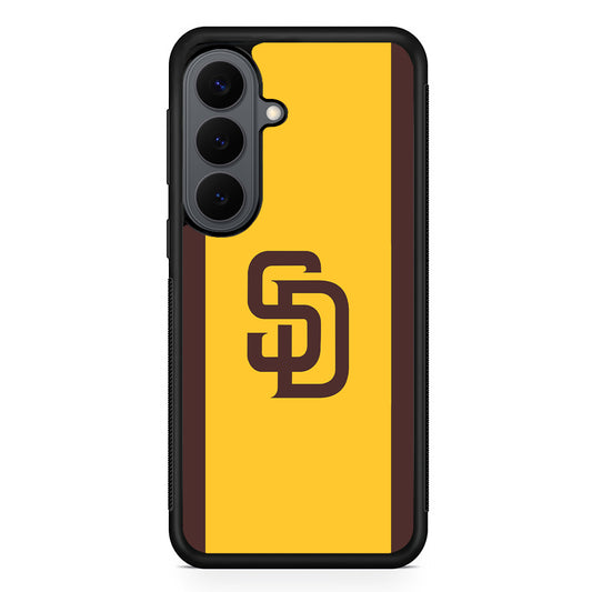 San Diego Padres Logo Samsung Galaxy S26 Plus Case | Slim Rubber Case for Samsung Galaxy S26 Plus