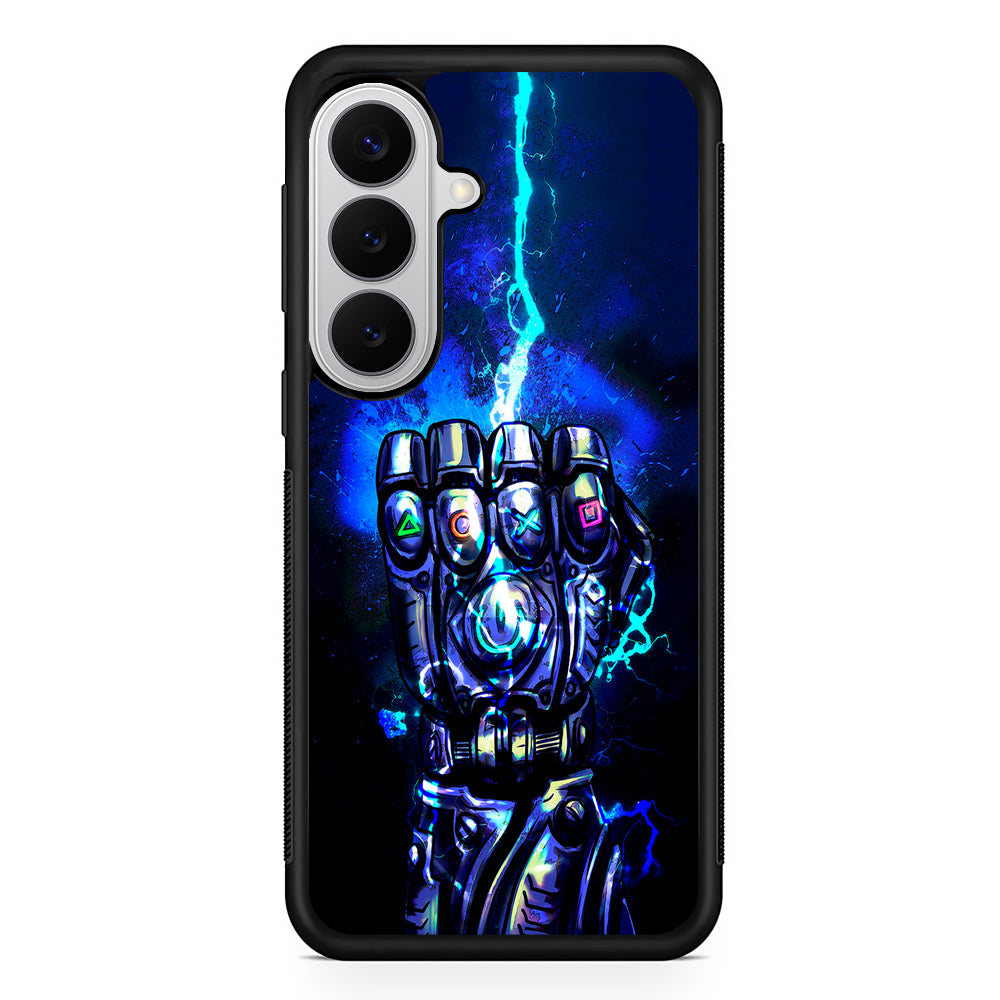 Thanos Gauntlet Stick Symbol Samsung Galaxy S26 Case | Protective Rubber Cover