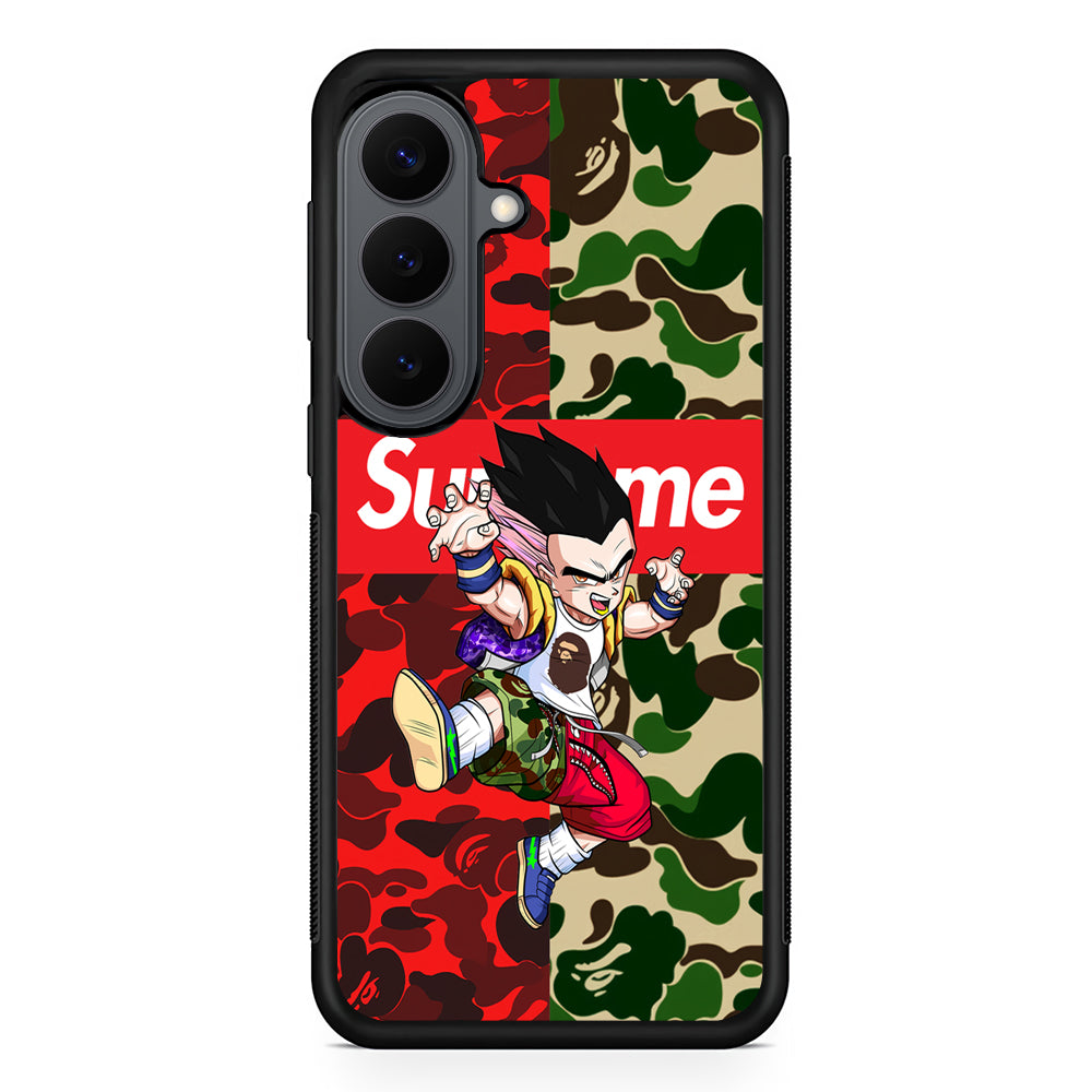 Bape Dragon Ball Supreme Camo Samsung Galaxy S26 Plus Case | Slim Rubber Case for Samsung Galaxy S26 Plus