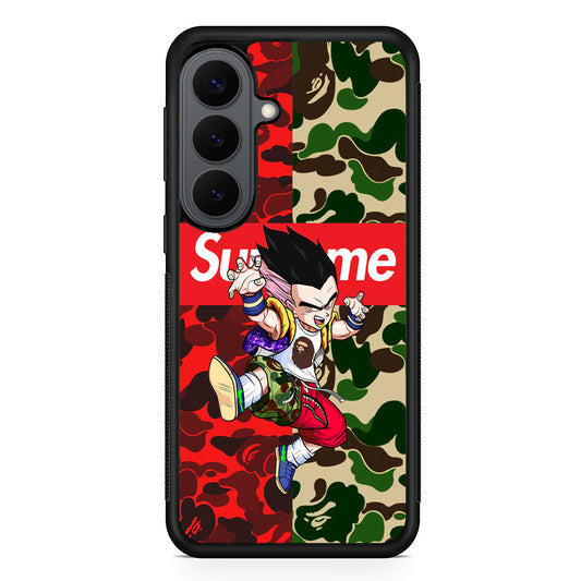 Bape Dragon Ball Supreme Camo Samsung Galaxy S26 Plus Case | Slim Rubber Case for Samsung Galaxy S26 Plus