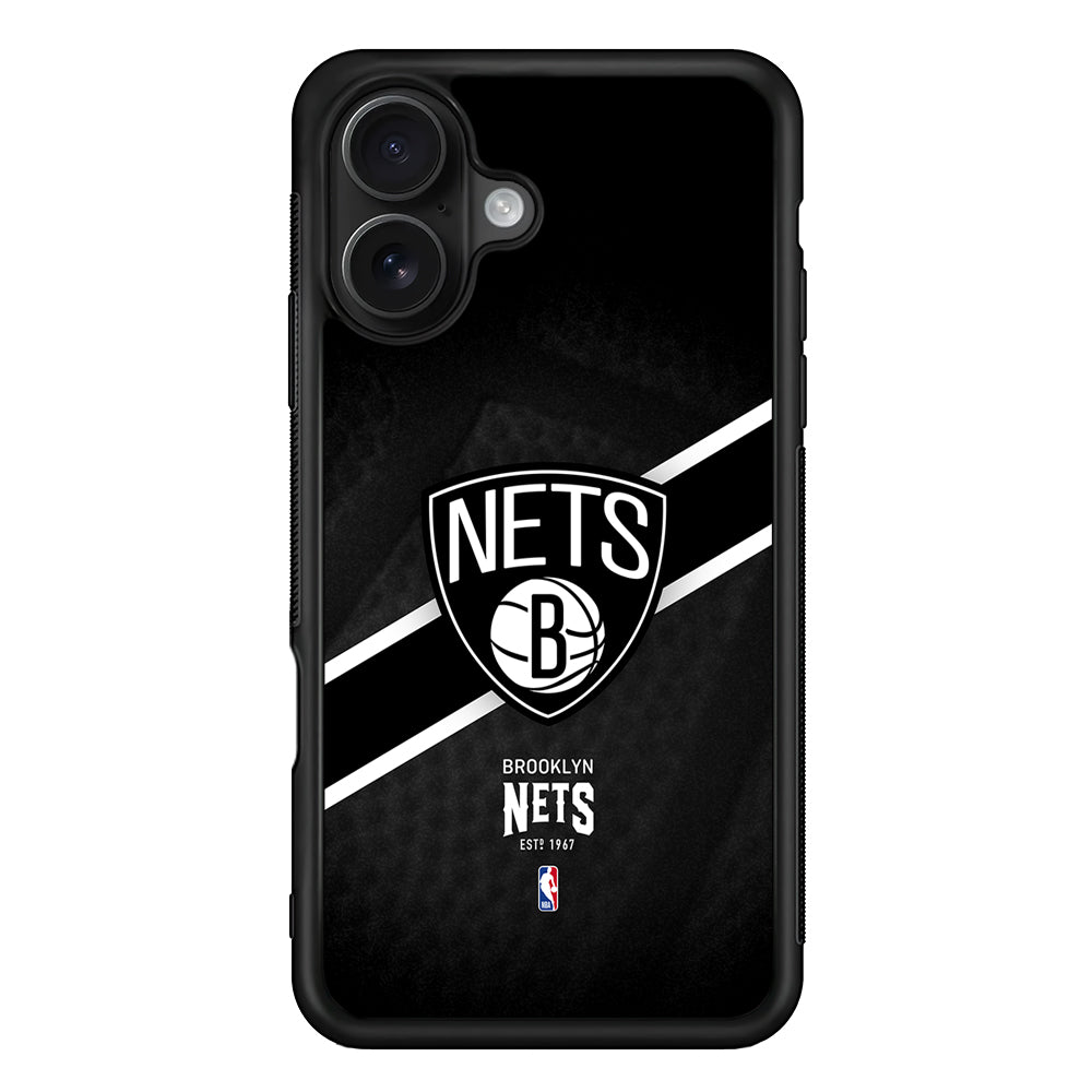 Brooklyn Nets Logo iPhone 16 Case - Oxvistore